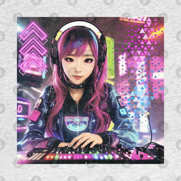 Female DJ Japanese Cyberpunk Vibes! by SocietyTwentyThree